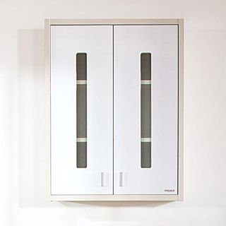 Шкаф навесной Бриклаер Бали 4627125412165 65 см светлая лиственница/белый